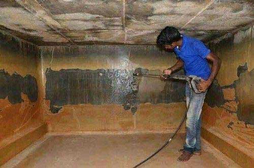 تنظيف الخزانات الارضية